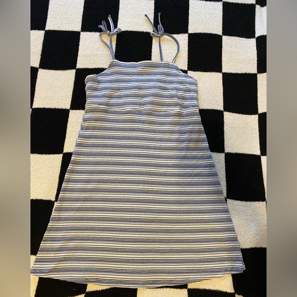 Cute mini dress with adjustable straps